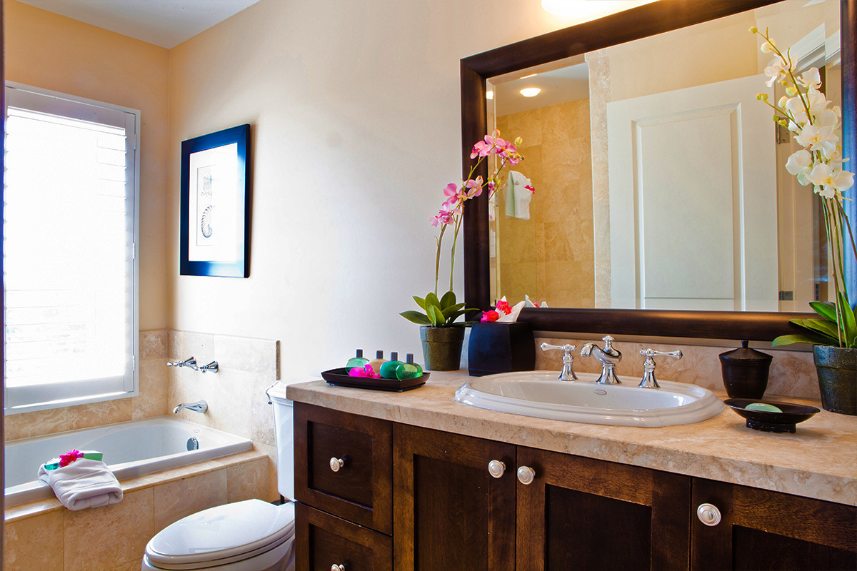 bathroom vanity with kohler faucets providenciales