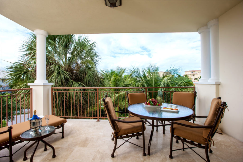 Room with a view from a balcony Turks and Caicos