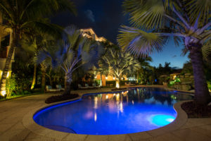 providenciales hotel at night