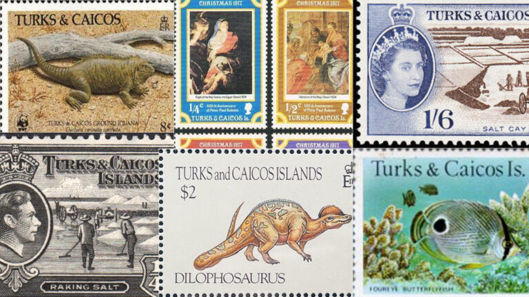 Colorful, Beautiful, Unique Stamps – A Turks and Caicos Tradition