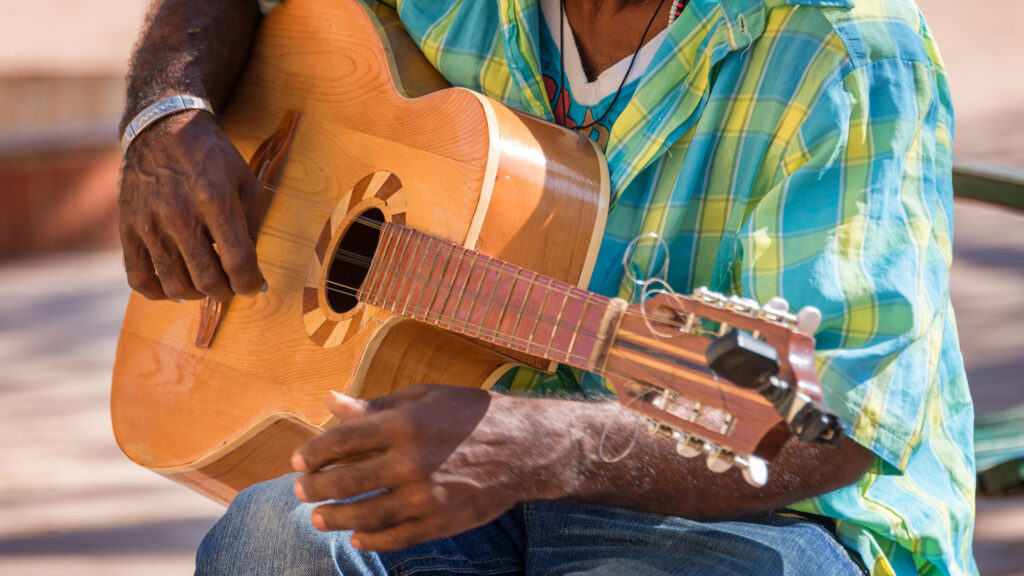 Music In Turks And Caicos - Musician Playing Guitar