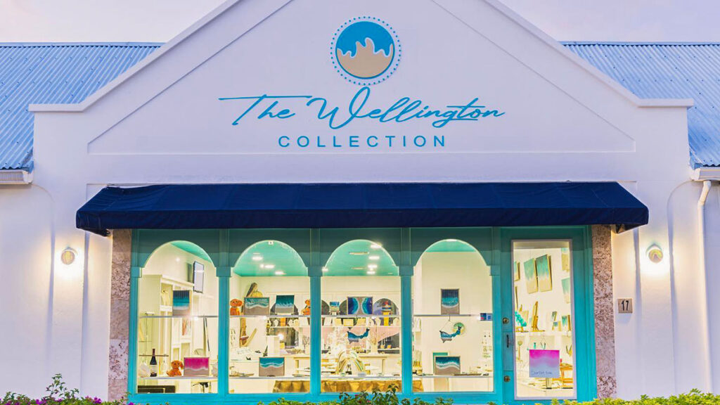 The Wellington Collection Building Exterior At The Saltmills Plaza Shopping Center In Providenciales, Turks and Caicos