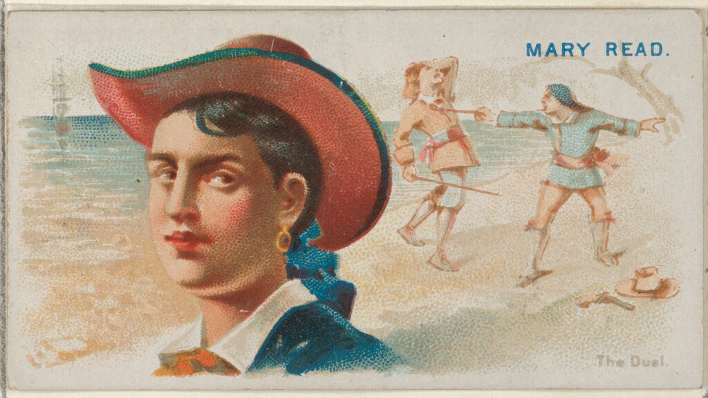 Geo. S. Harris and Sons / Allen & Ginter - Mary Read, The Duel, from the Pirates of the Spanish Main series (N19) for Allen & Ginter Cigarettes MET DP835033